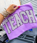 TEACH polka dot