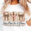 Jesus Made Her a Mama Boho Leopard