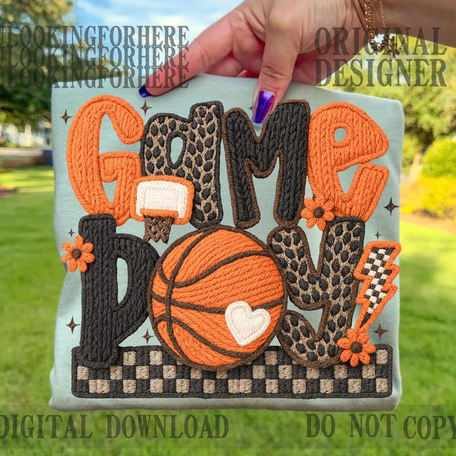 Game Day Yarn Basketball